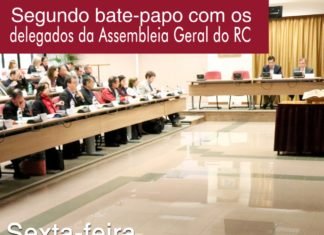 Segundo bate-papo ao vivo com delegados da Assembleia Geral do RC