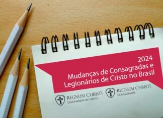 Confira as mudanças de consagradas e legionários de Cristo no Brasil