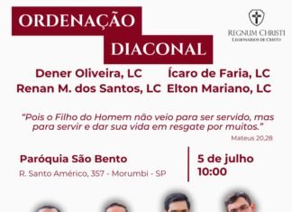 Conheça os irmãos brasileiros que serão ordenados diáconos neste sábado